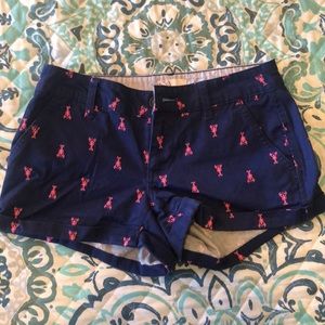 Lobster print shorts